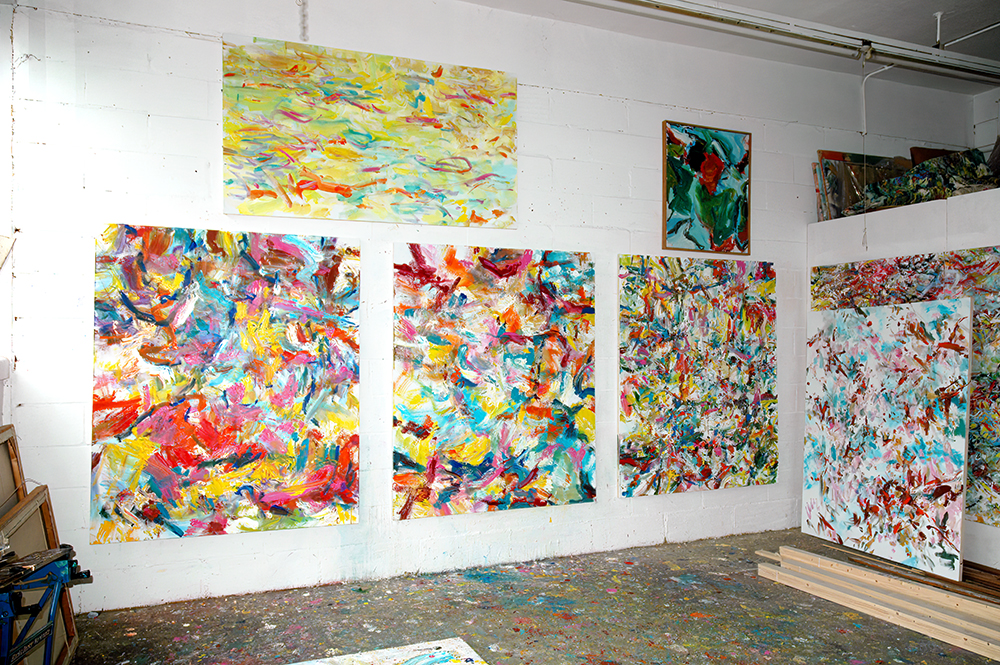 David Lendrum, Studio Display of Paintings 2005