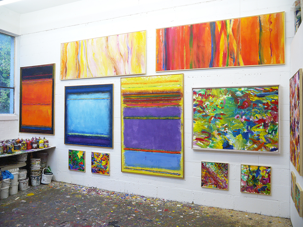 David Lendrum, Display of Paintings for Open Studios 2011 1