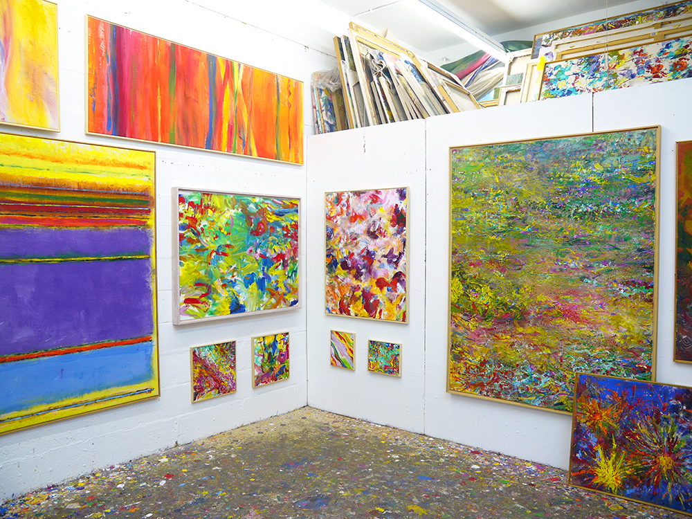 David Lendrum, Display of Paintings for Open Studios 2011 2